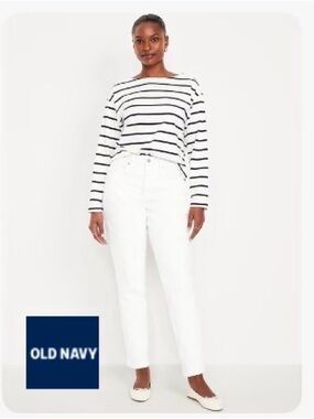 Old Navy Curvy High-Waisted OG Straight Ankle Jeans